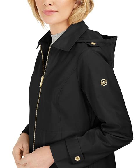 macys gray women's rain jacket michael kors|Raincoat Michael Kors Jackets .